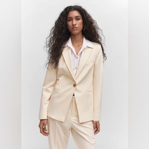 Mango Fitted Suit Blazer size 10